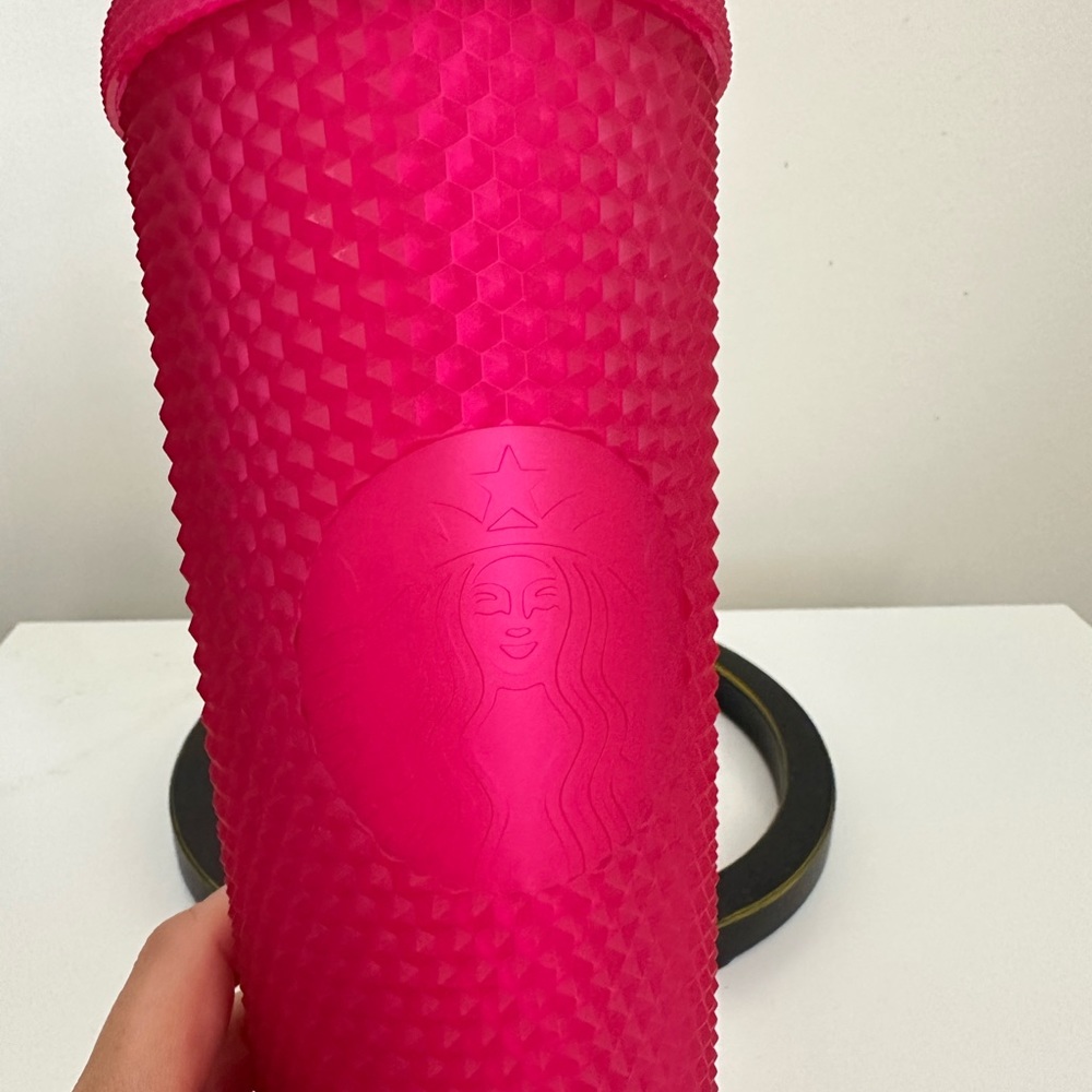 NWT Starbucks Ruby Pink Studded. Jelly Pink